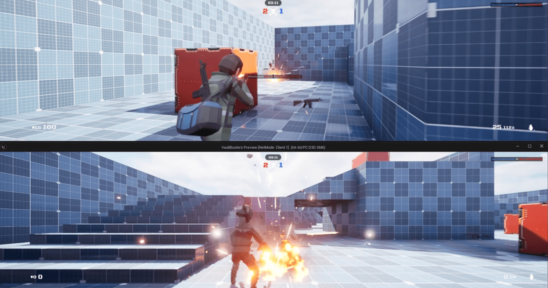 Multiplayer Shooter game built in C++ and Unreal Engine 5